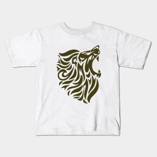 African Lion Inspired Kids T-Shirt